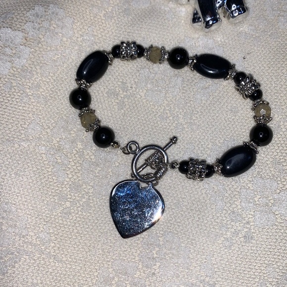 Bundle of three bracelets silver toned - Picture 3 of 6